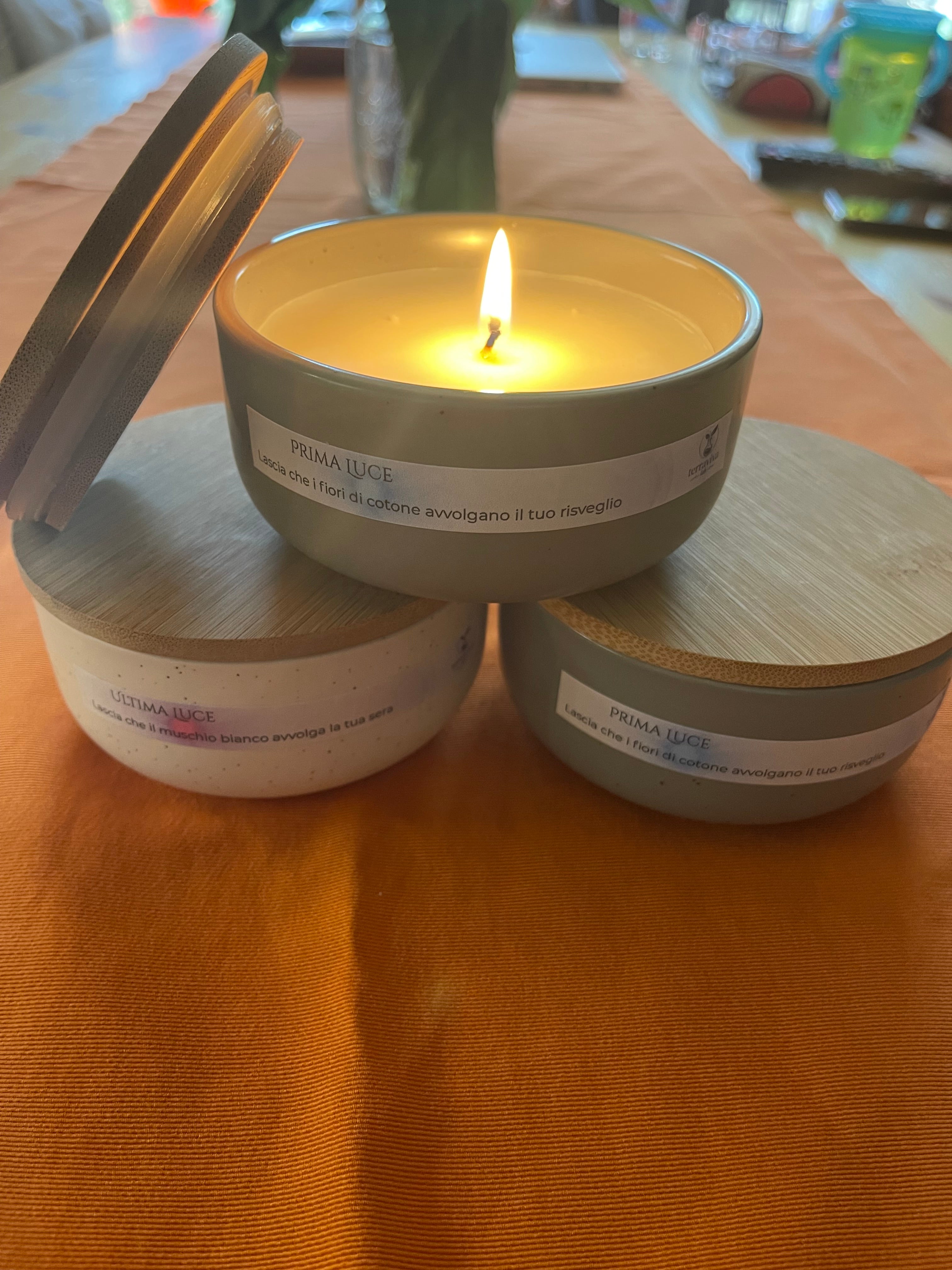 Candele in Contenitore
